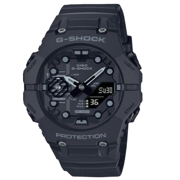 CASIO G-SHOCK Orologio Analogico Digitale al Quarzo Uomo con Cinturino in Plastica GA-B001-1AER