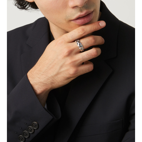 Anello Crateri Uomo, 11324/22