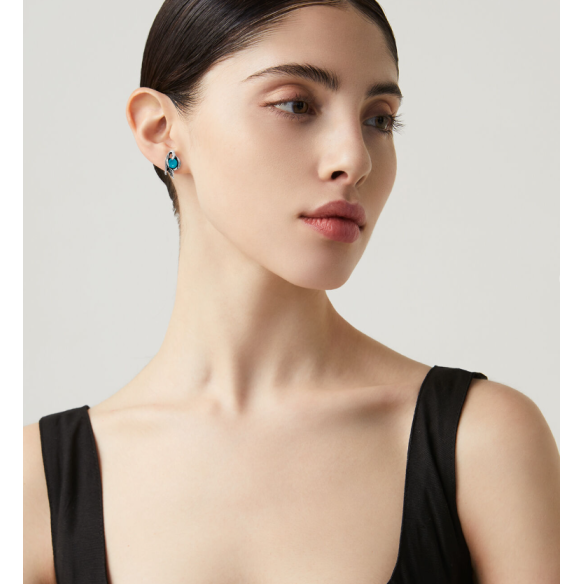 Orecchini Bottone Posidonia 11482