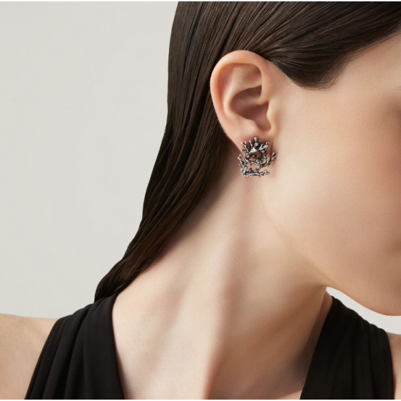 Orecchini Coral Medi 10153