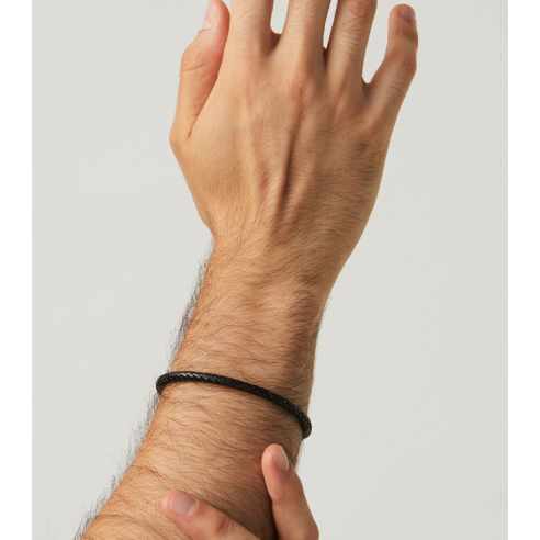 Bracciale Cuoio Intrecciato 11354L