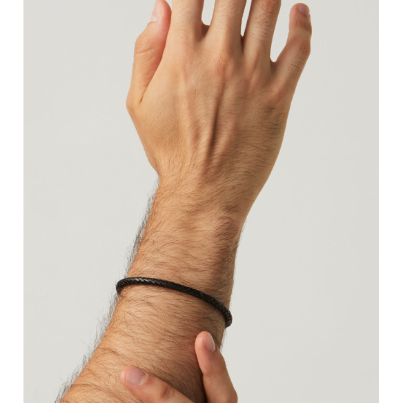 Bracciale Cuoio Intrecciato 11354L