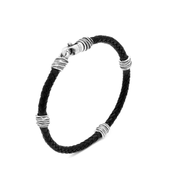 Bracciale Cuoio Fili 11355L