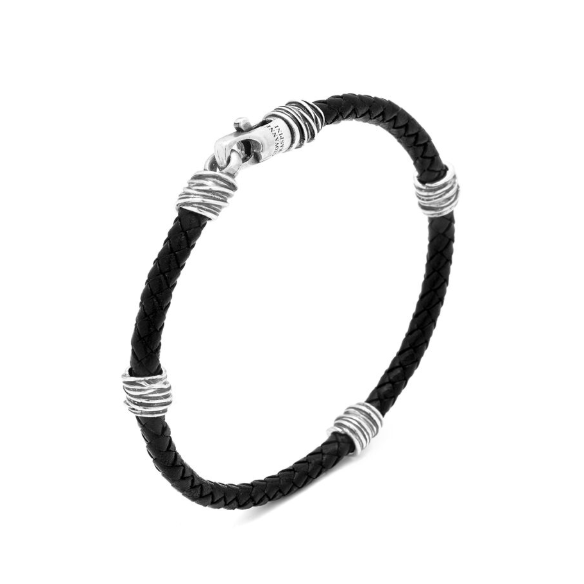 Bracciale Cuoio Fili 11355L