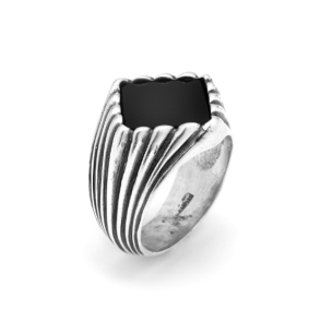 Anello Rigato Onice 11316/22