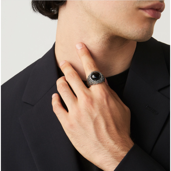 Anello Graffiato Onice 11314/24