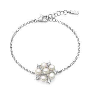 Bracciale di perle Unica con bouquet di perle Oriente.