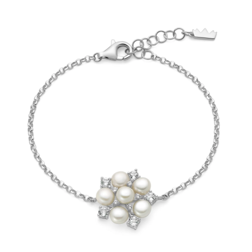 Bracciale di perle Unica con bouquet di perle Oriente.