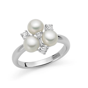 Anello di perle Unica Bouquet con perle Oriente.