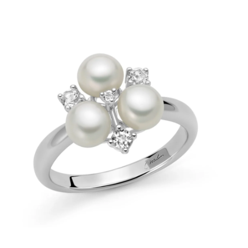 Anello di perle Unica Bouquet con perle Oriente.