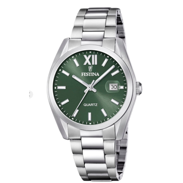 Festina Orologio Uomo F20707/5 Classics cassa di Acciaio inossidabile 316l Grigio cinturino in Acciaio inossidabile 316l Grigio