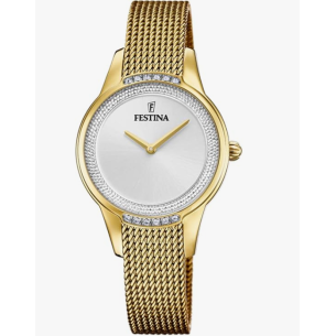 Festina Orologio Analogico Quarzo Donna con Cinturino in Acciaio Inox F20495/1