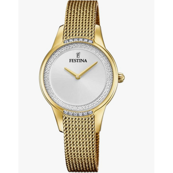 Festina Orologio Analogico Quarzo Donna con Cinturino in Acciaio Inox F20495/1