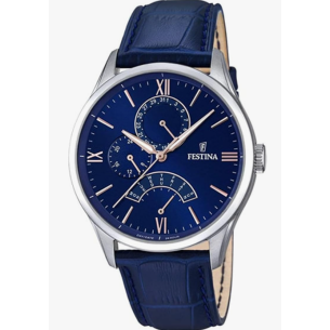 Festina Orologio Analogico Quarzo Uomo con Cinturino in Pelle F16823/3