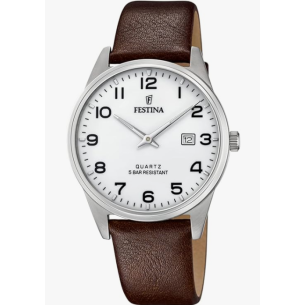 Festina Orologio Analogico Quarzo Uomo con Cinturino in Pelle F20512/1