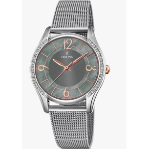 FESTINA Orologio Analogico Quarzo Donna con Cinturino in Acciaio Inox F20420/2
