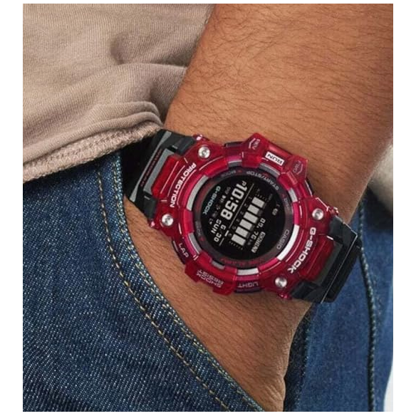 Casio Orologio Digitale al Quarzo Uomo con Cinturino in Plastica GBD-100SM-4A1ER